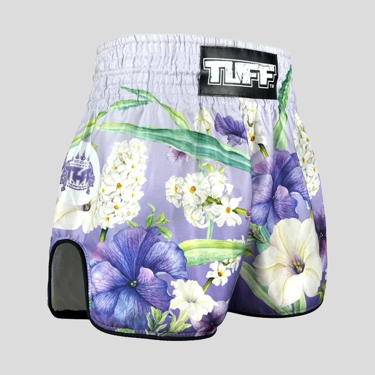 Tuff Sport RMS124 Purtă pantaloni scurți retro-purpuriu an-chan muay thailandez