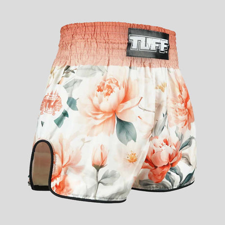 Tuff Sport RMS125 Hochgeschnittenes Retro-Tuber-Tim-Blüte Muay Thai Shorts