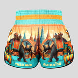 Tuff Sport RMS128 Wysokie retro spuściznę Tajlandii Muay Thai Shorts