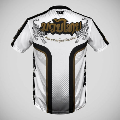 Tuff Sport White Rowel mit doppeltem Hanuman-Kopf-T-Shirt