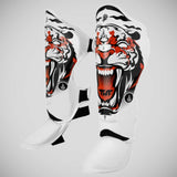 Tuff Sport White Tiger Muay Thai Shin Pads