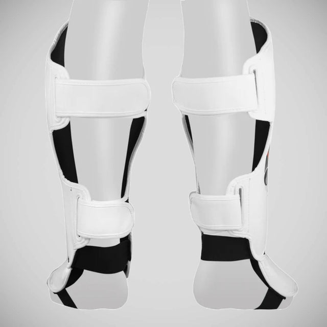 TUFF Sport White Tiger Muay Thai Shin Pads