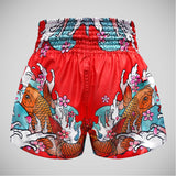 Tuff Sport MS637 Red Japanese Koi Fish Muay Thai Shorts