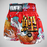 Tuff Sport MS637 Red Japanese Koi Fish Muay Thai Shorts