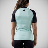 Teal Kingz Born To Rule Ladies Short Sleeve Rash Guard   