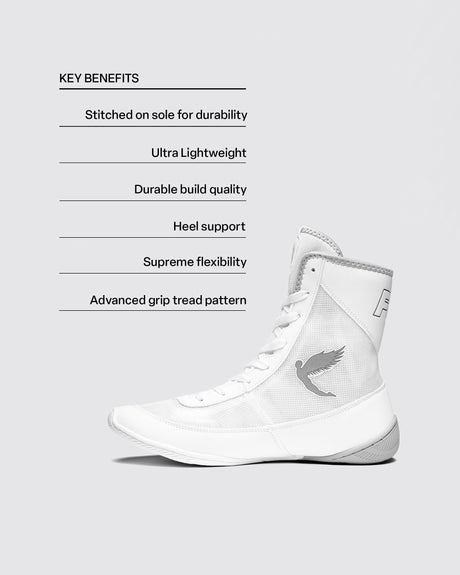 Fly Tempest Boxing Boots White