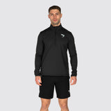 Fly Tempo 1/4 Zip Light Weight Running Top Black