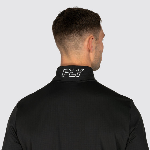 Fly Tempo 1/4 Zip Light Weight Running Top Black