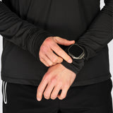 Fly Tempo 1/4 Zip Light Weight Running Top Black