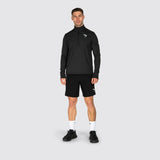 Fly Tempo 1/4 Zip Light Weight Running Top Black