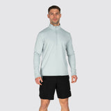 Fly Tempo 1/4 Zip Light Weight Running Top Grey