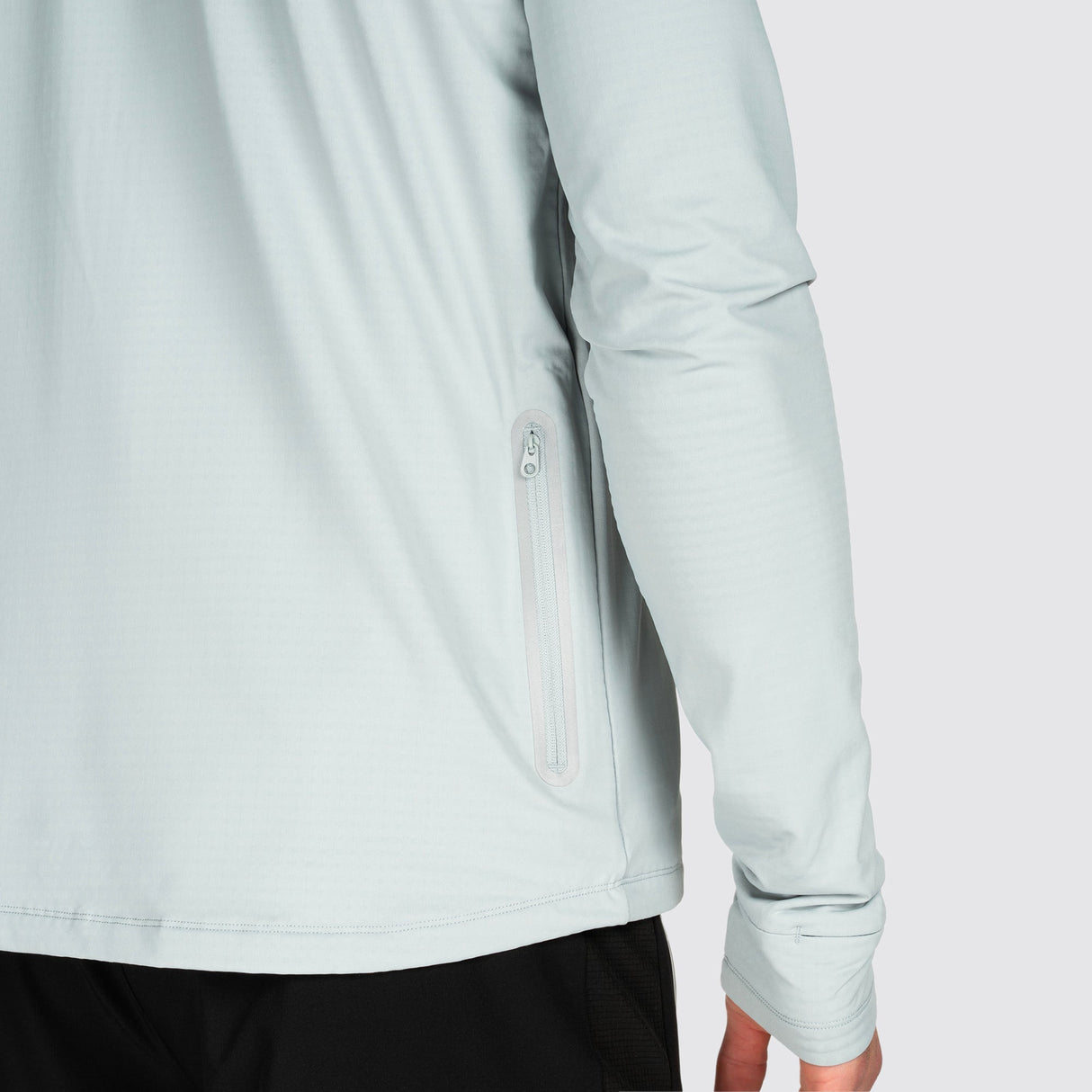 Fly Tempo 1/4 Zip Light Weight Running Top Grey