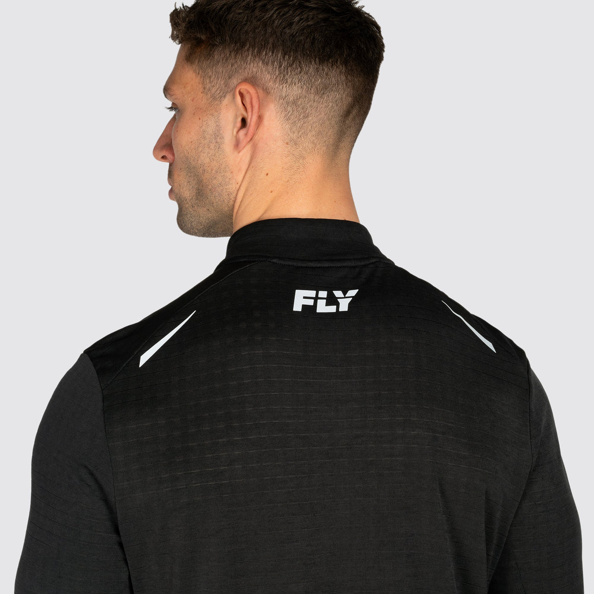 Fly Tempo 1/4 Zip Warm Weight Running Top Black