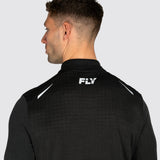 Fly Tempo 1/4 Zip Warm Weight Running Top Black