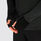 Fly Tempo 1/4 Zip Warm Weight Running Top Black