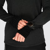 Fly Tempo 1/4 Zip Warm Weight Running Top Black