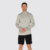 Fly Tempo 1/4 Zip Warm Weight Running Top Grey