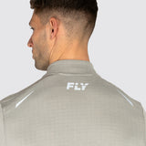 Fly Tempo 1/4 Zip Warm Weight Running Top Grey