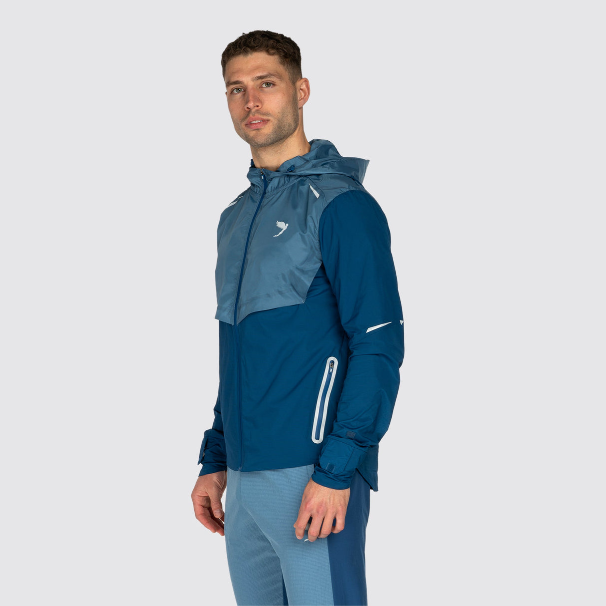 Fly Tempo Running Windbreaker Blue