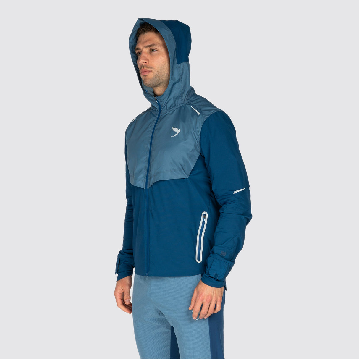 Fly Tempo Running Windbreaker Blue