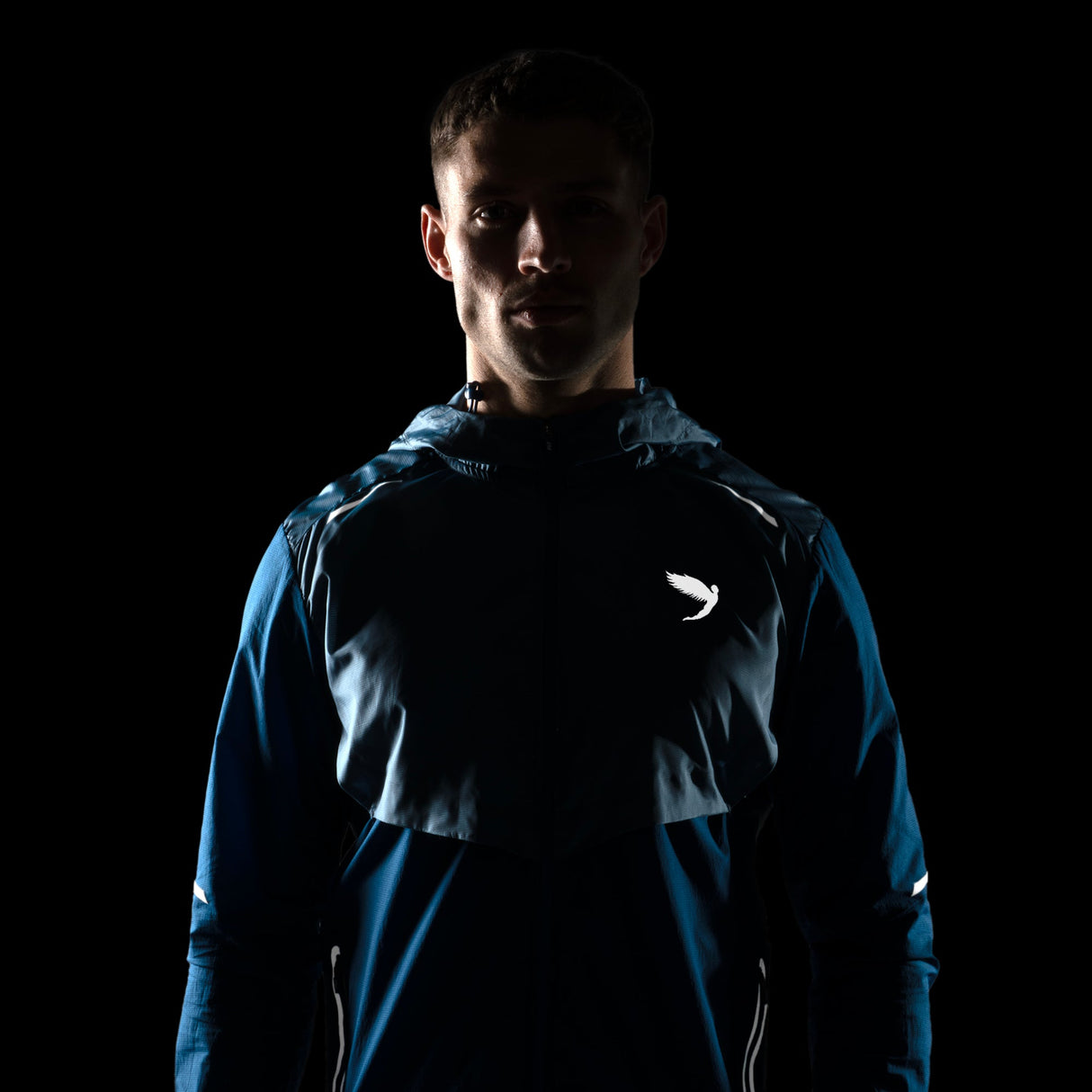 Fly Tempo Running Windbreaker Blue