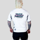 Roll suprême le finisseur à manches courtes éruption cutanée blanc / noir