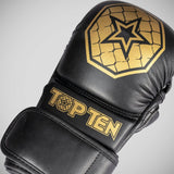 Top Ten Anwärter MMA Sparring Handschuhe Schwarz/Gold