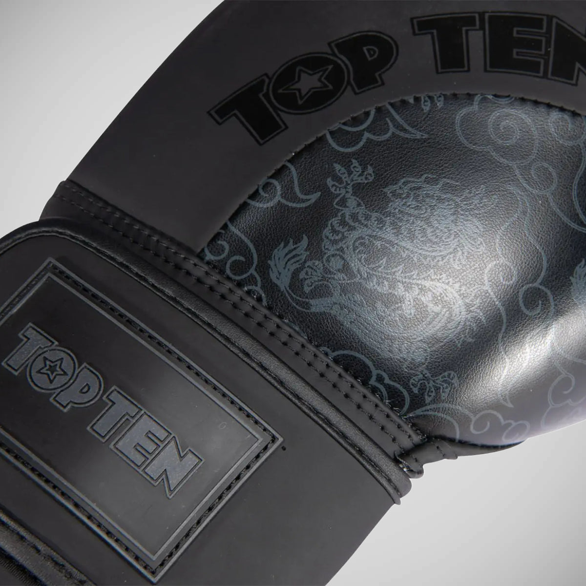 Top Ten Drachenboxhandschuhe schwarz/schwarz