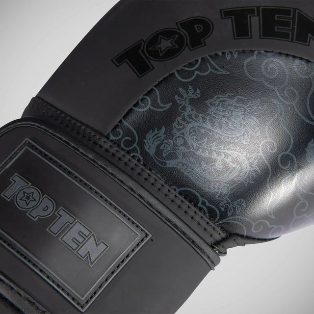 Top Ten Dragon Boxing Gloves Black/Black