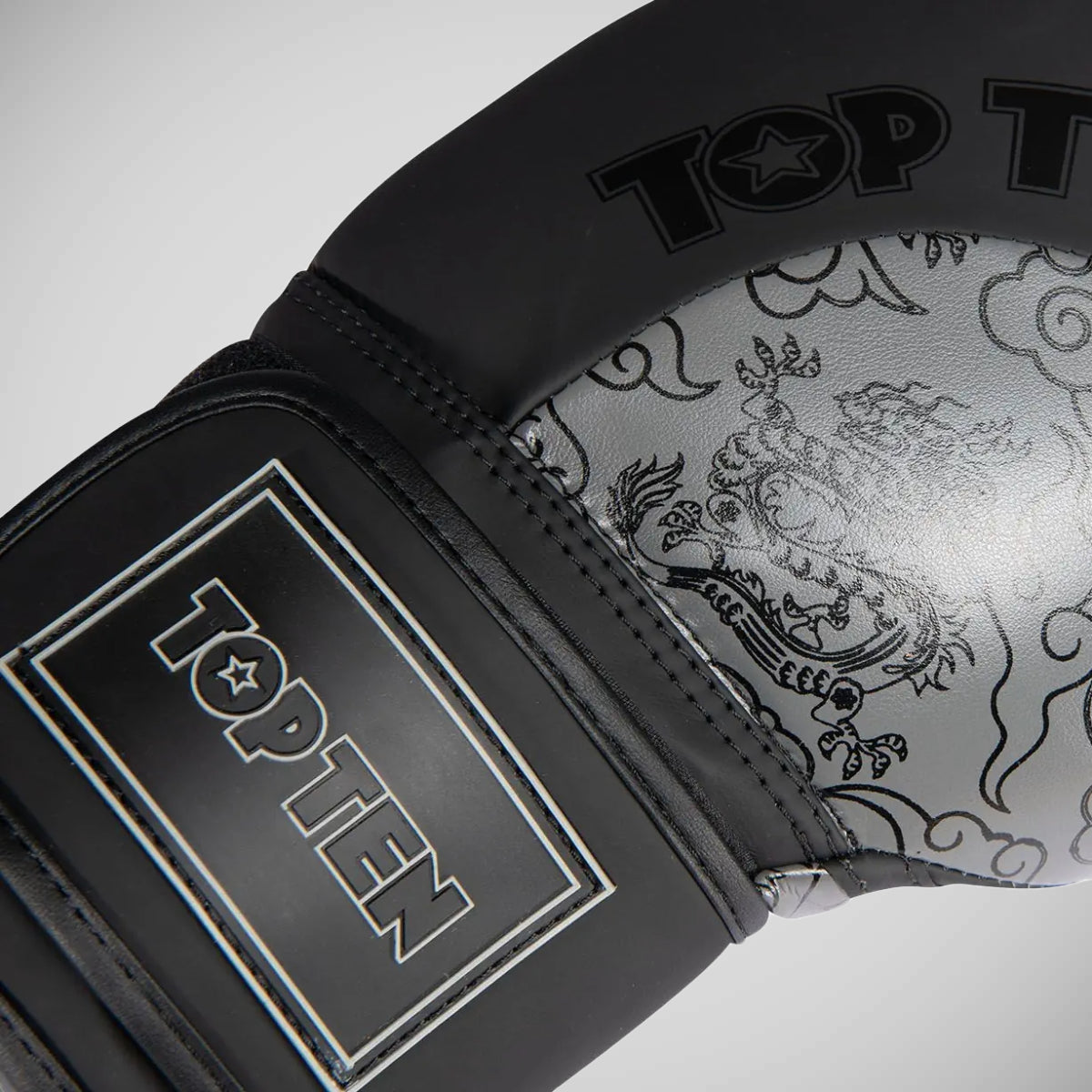 Top Ten Drachenboxhandschuhe schwarz/grau