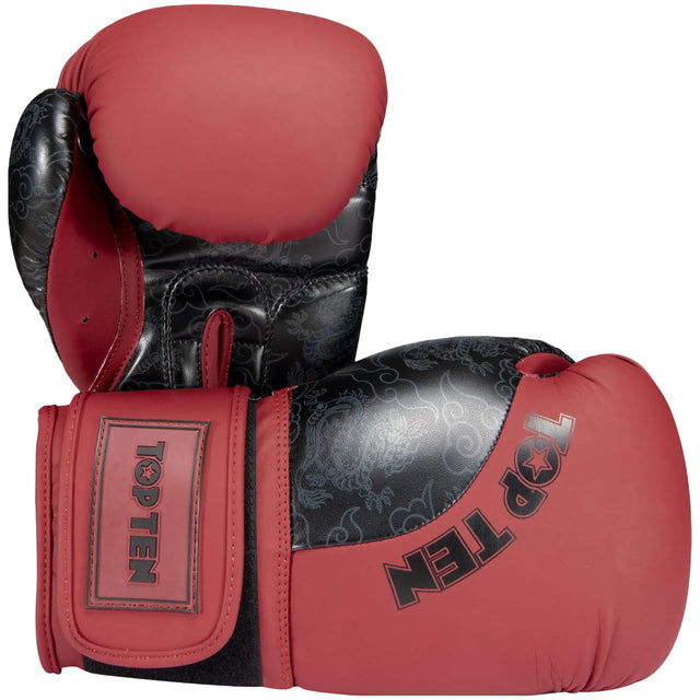 Top Ten Dragon Boxing Gloves Red/Black