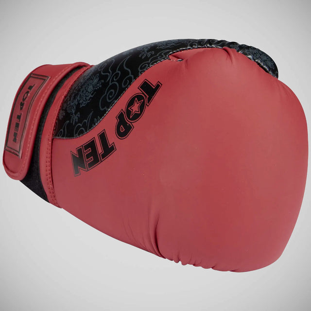 Top Ten Dragon Boxing Gloves Red/Black