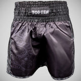 Top Ten Shorts de kickboxing de dragão preto/preto