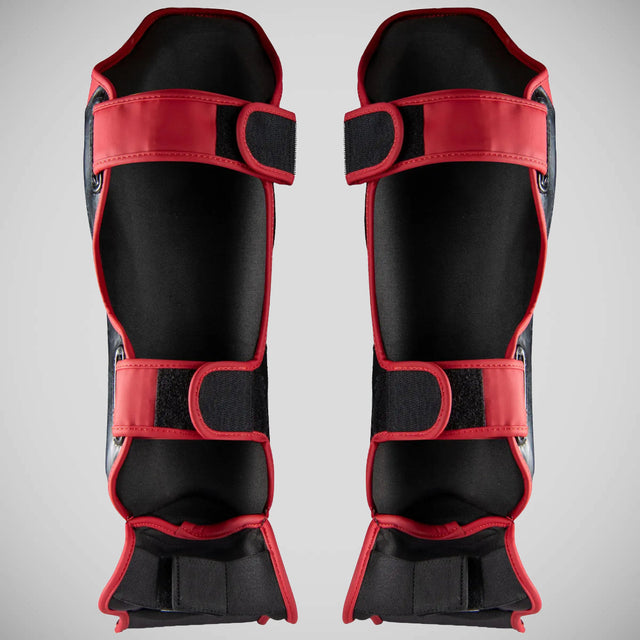 Top Ten Dragon Shin and Instep Guard Red/Black