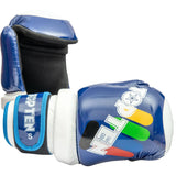 Top dez blocos brilhantes ITF Pointfighter luvas azul