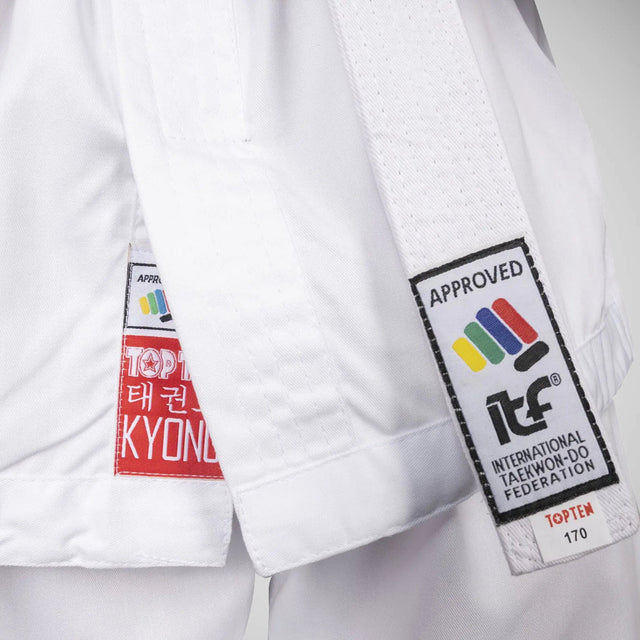 Top Ten ITF Student Uniform with Slip Jacket White