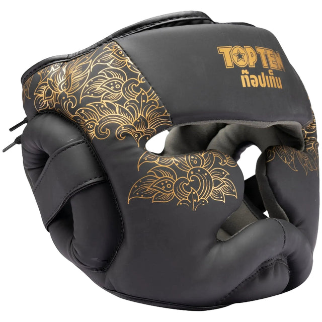 Top Ten Nong Han Head Guard Black/Gold