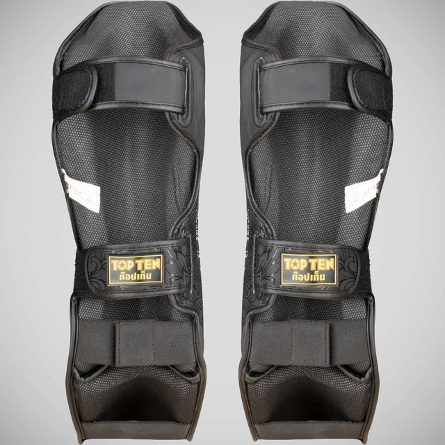 Top Ten Nong Han Shin Instep Guards Black/Gold