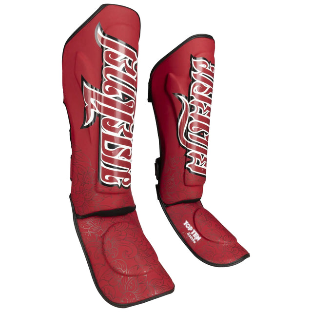 Top Ten Nong Han Shin Instep Guards Red