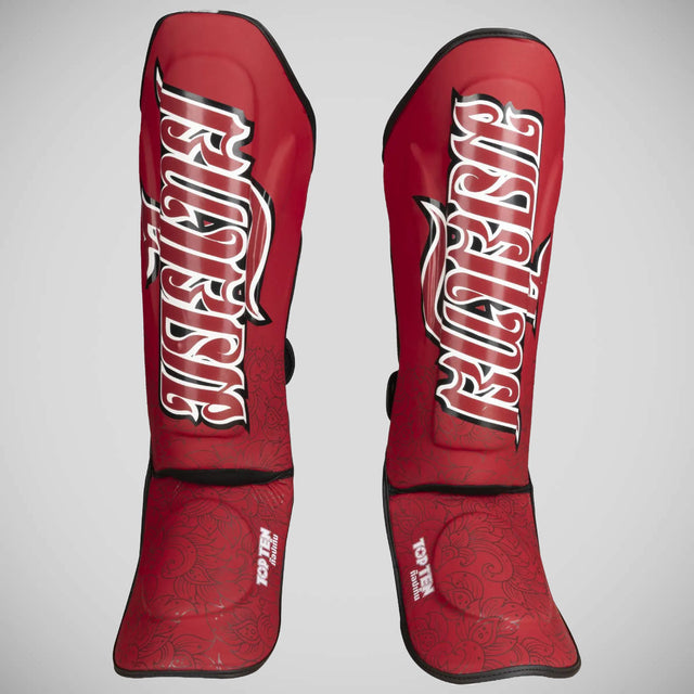 Top Ten Nong Han Shin Instep Guards Red