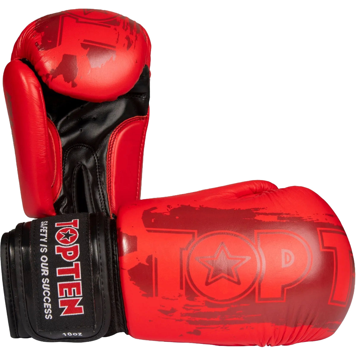 Top Ten Power Ink Boxing Gloves Red