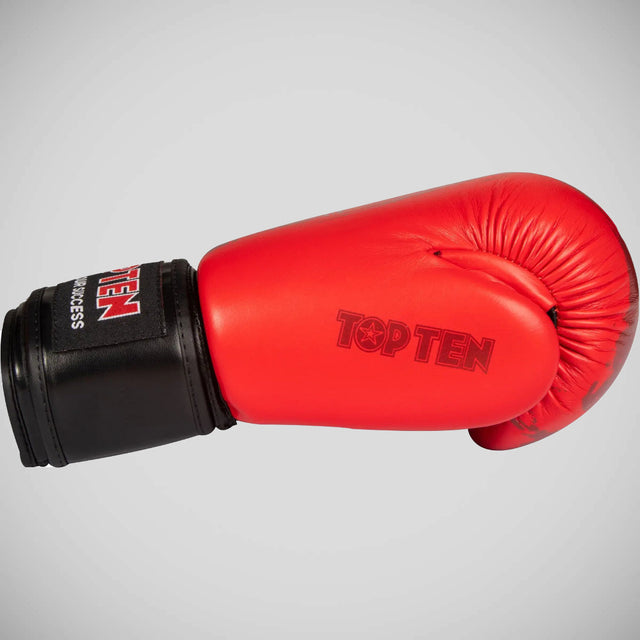 Top Ten Power Ink Boxing Gloves Red