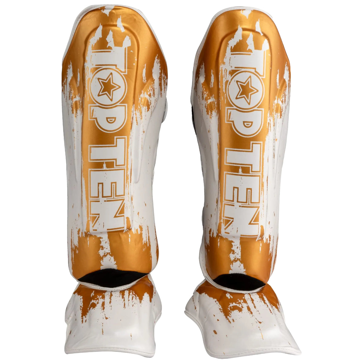 Top Ten Power -Tinte Golden Stern Shin/Intp Guards Weiß/Gold
