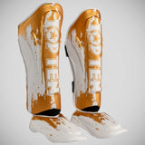 Top Ten Power -Tinte Golden Stern Shin/Intp Guards Weiß/Gold