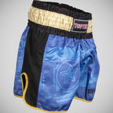 Top Ten Power Ink Kickboxing Shorts Niebieski/Złoty