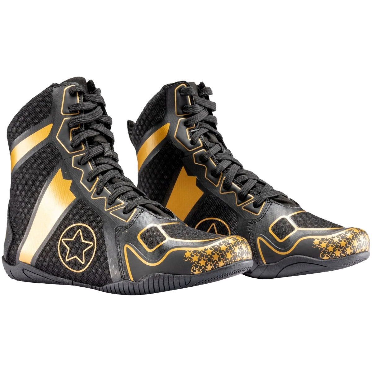 Top Ten Speedmaster Boxstiefel schwarz/gold