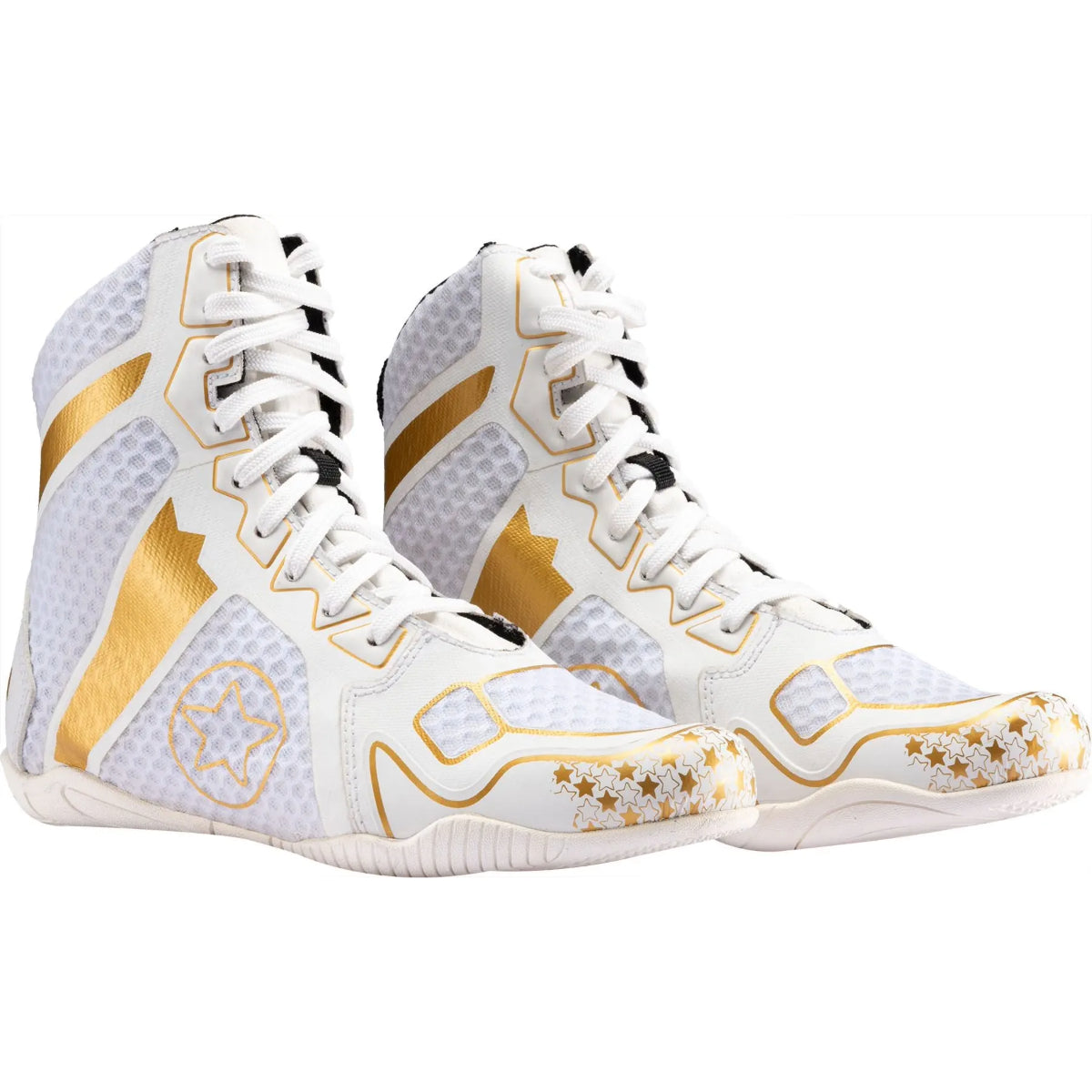 Top Ten Speedmaster Boxing Boots White/Gold