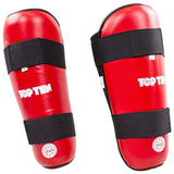 Top Ten WAKO Shin Guards Red