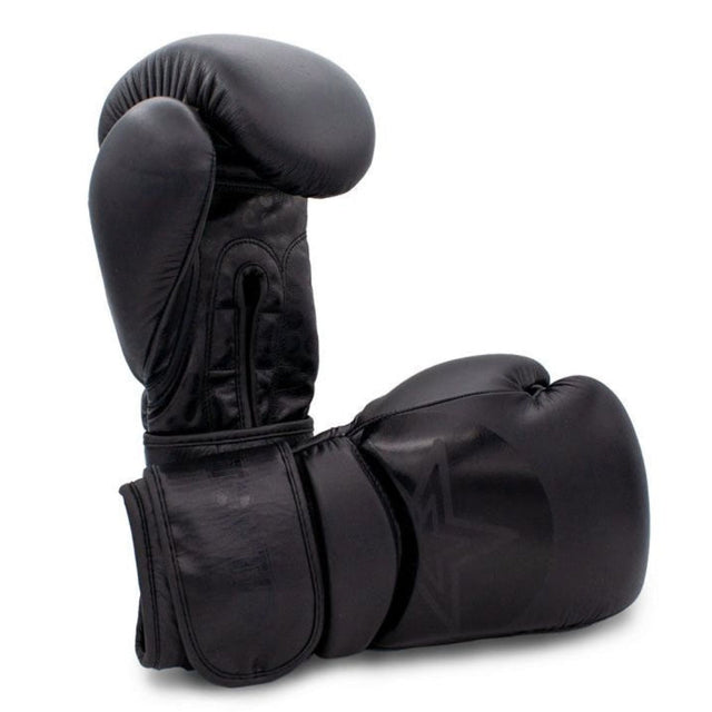 Top Ten Wrist Star Boxing Gloves Black/Black
