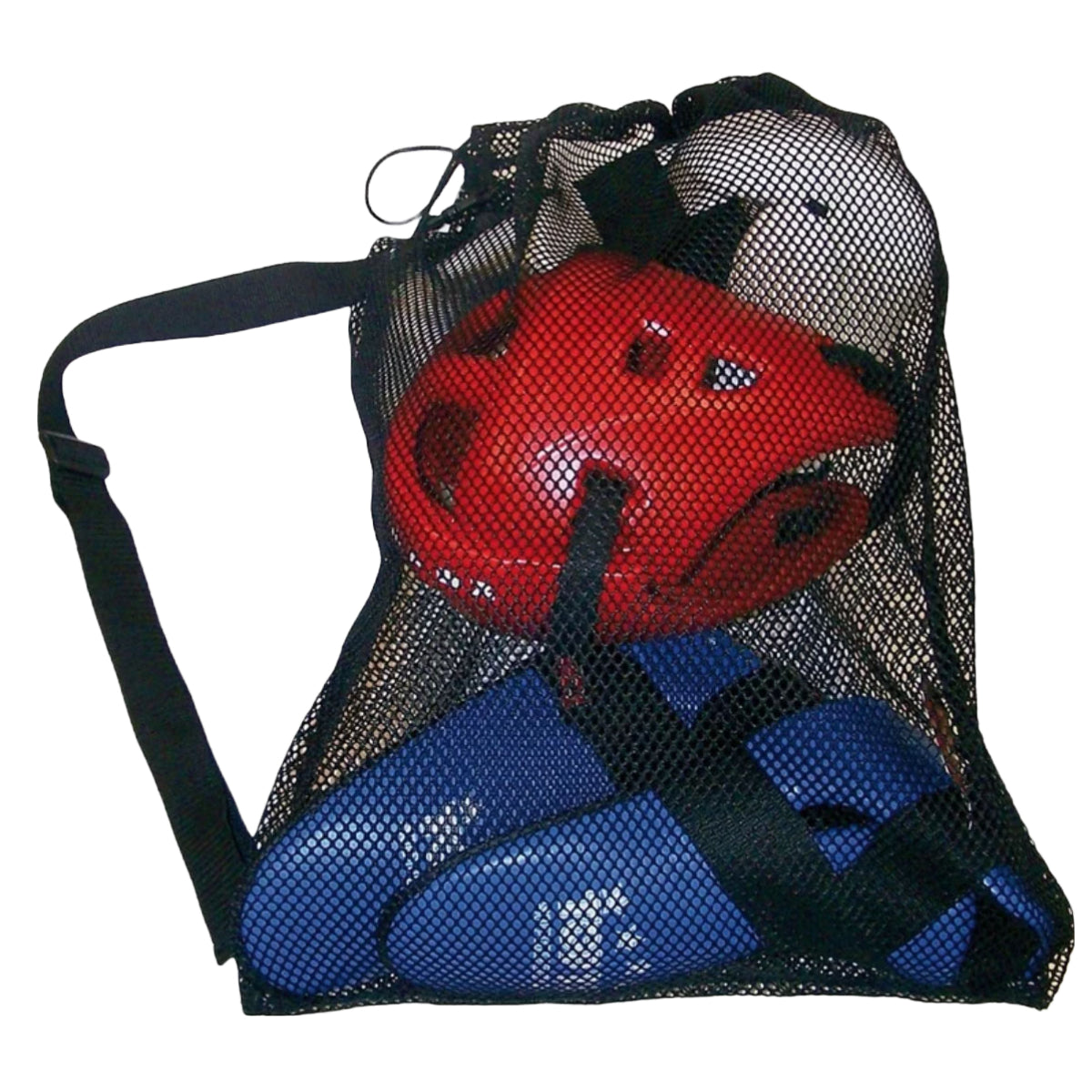 Black Top Ten Mesh Bag XL from Made4Fighters